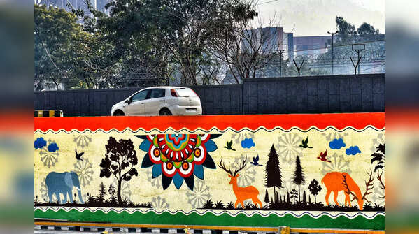 Work of art: Photos of Delhi's longest tunnel
