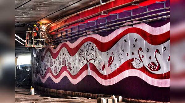 Work of art: Photos of Delhi's longest tunnel