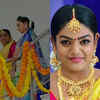 Excited bride