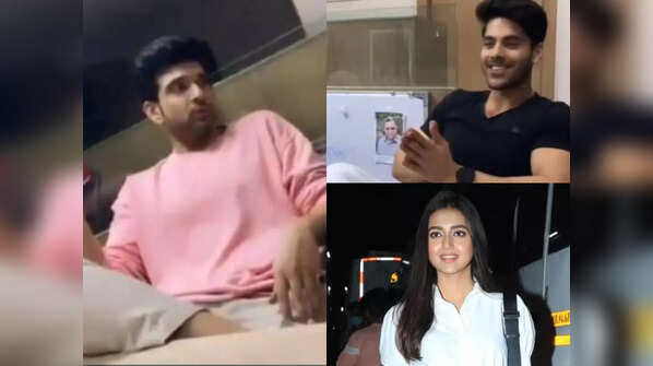 Karan hanging out with the Naagin 6 lead