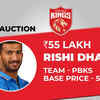 Punjab Kings buy Rishi Dhawan