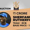 RCB bag Sherfane Rutherford