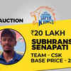CSK buy Subhranshu Senapati