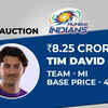 Mumbai Indians buy Tim David for Rs 8.25 crore