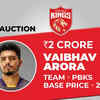 Punjab Kings buy Vaibhav Arora