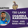 Sri Lanka's Chamika Karunaratne sold to KKR for Rs 50 lakh