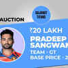 Pradeep Sangwan sold to Gujarat Titans for his base price of Rs 20 Lakh