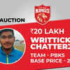 Writtick Chatterjee sold to Punjab Kings for Rs 20 lakh