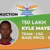 Kyle Mayers sold to Lucknow for Rs 50 lakh