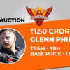Glenn Phillips sold to SRH for Rs 1.50 crore