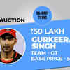 Gurkeerat Singh sold to Gujarat Titans for Rs 50 Lakh