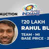 Rahul Buddhi sold to Mumbai Indians for Rs 20 Lakh