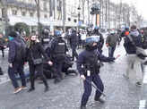 Police fire tear gas at Paris 'Freedom Convoy'; see pics