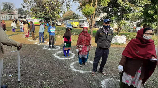 In pics: Voters exercise their franchise in Uttarakhand assembly polls 2022