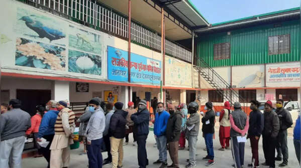 In pics: Voters exercise their franchise in Uttarakhand assembly polls 2022
