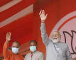 BJP's election campaign goes full throttle in UP; see pics