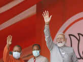 BJP's election campaign goes full throttle in UP; see pics