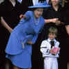 When she ran behind Prince William to put him away from harm's way