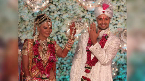 Rakhi Sawant and Elesh Parujanwala