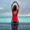 Article image for: <i class="tbold">Neha Malik</i> gives a few amazing poses in a red monokini