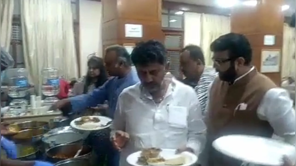Photos: Congress holds day-and-night dharna in Karnataka assembly for KS Eshwarappa’s dismissal