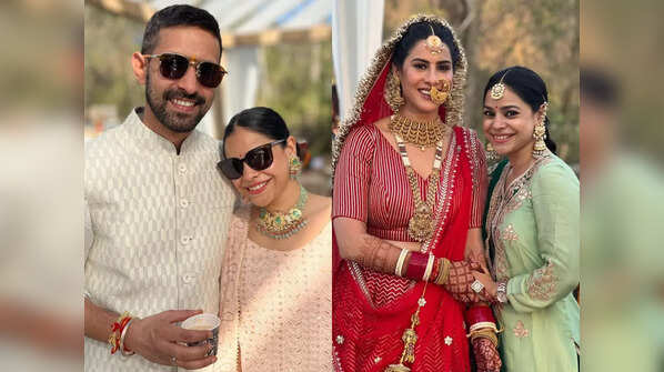 Sumona Chakravarti shares unseen pics from Vikrant Massey and Sheetal Thakur’s wedding