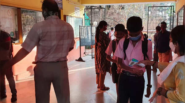 Goa students return to campus