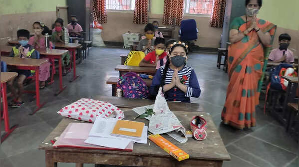 Goa students return to campus