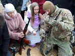 Ukrainian veterans hold military exercise for civilians