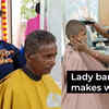 Article image for: Telangana woman cuts hair, turns heads