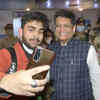 Union Minister Piyush Goyal is at the airport to receive the returning Indians