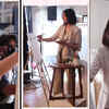 Article image for: Anushka Sharma channels her inner artist on sets as she paints a 'masterpiece' with a twist
