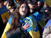 35 pictures from protests across the world against Russian aafpttack on Ukraine