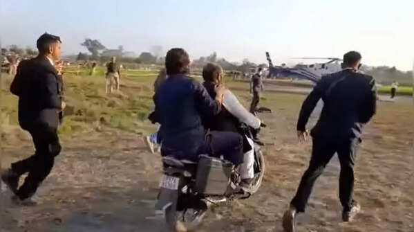 Priyanka Gandhi takes surprise bike ride in UP