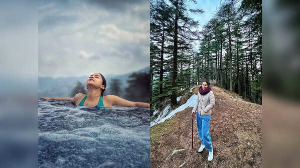 The Kapil Sharma Show's Sumona Chakravarti enjoys hikes, sunsets and safaris on her trip to the hills; shares breathtaking photos