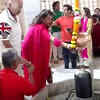 Article image for: Hrithik Roshan's parents perform pooja at a <i class="tbold">shiv temple</i> on Mahashivratri