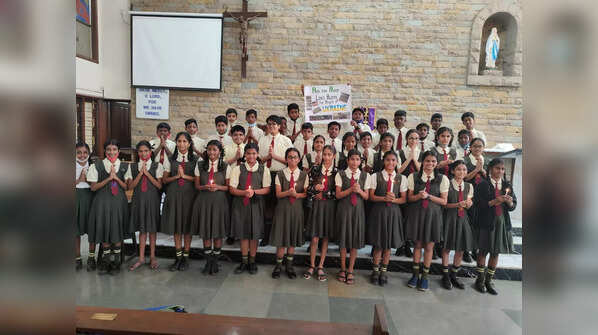 Prayers at Mumbai school