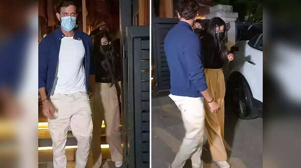 Hrithik Roshan and Saba Azad