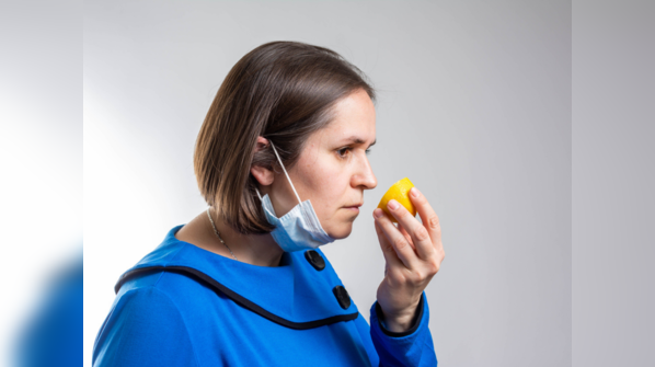 Temporary loss of smell is called hyposmia