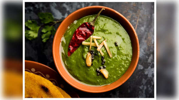 What does Ayurveda say about eating and cooking saag?