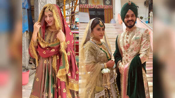 Mahhi Vij's cousin brother Shekhar ties the knot with Nimki Mukhiya actress Bhumika Gurung; see all the photos from Anand Karaj ceremony