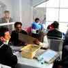 Counting of postal ballots gets under way at a counting center in Gurdaspur