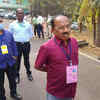 Former chief minister Laxmikant Parsekar arrives at counting centre in Panaji