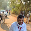TMC candidate Churchill Alemao arrives at South Goa counting centre