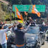 Photos of celebrations as BJP marching ahead in Uttarakhand
