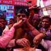 Photos of celebrations as BJP marching ahead in Uttarakhand
