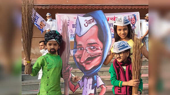 AAP celebrates party win in Punjab