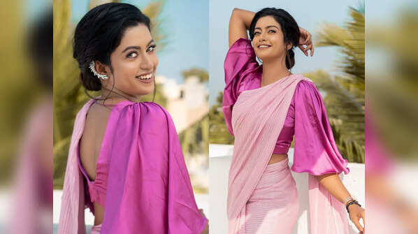 Floral charm in a sizzling Saree