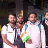 A special flight, carrying 242 Indian citizens who were stranded in Ukraine, arrives in Delhi from Poland