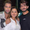 Rajiv, Arjun Bijlani and Rashami strike a pose